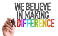 We believe in making difference